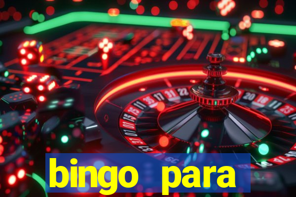 bingo para despedida de solteira para imprimir